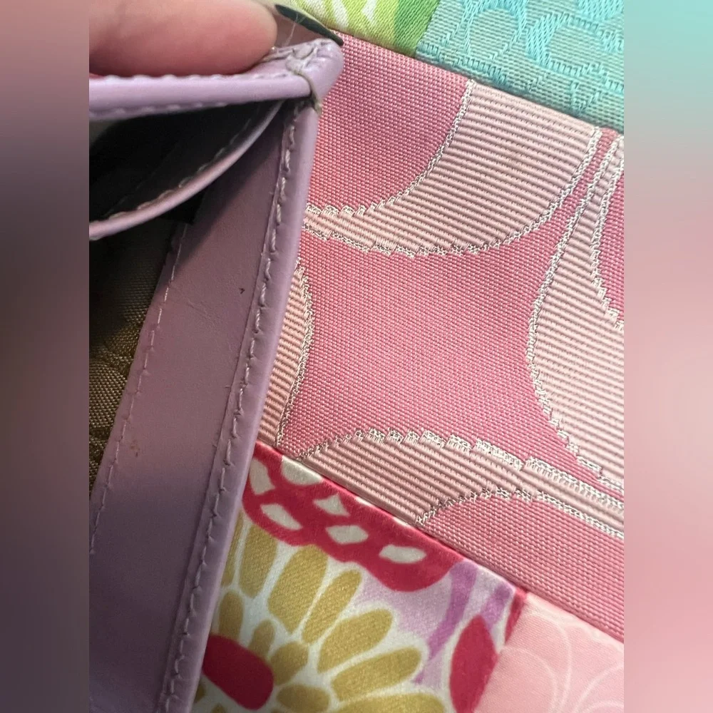 COACH Y2K Pastel Patchwork Crossbody and Wallet - Picture 13 of 16